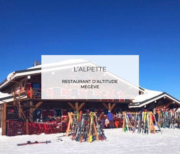 Alpette Restaurant Megève